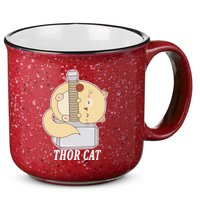 Thor Cat 15oz Campfire Ceramic Mug