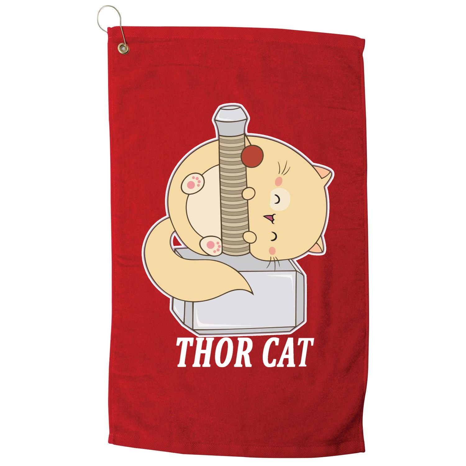 Thor Cat Golf Towel