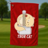 Thor Cat Golf Towel