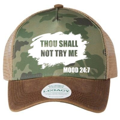 Thou Shall Not Try Me Legacy Tie Dye Trucker Hat