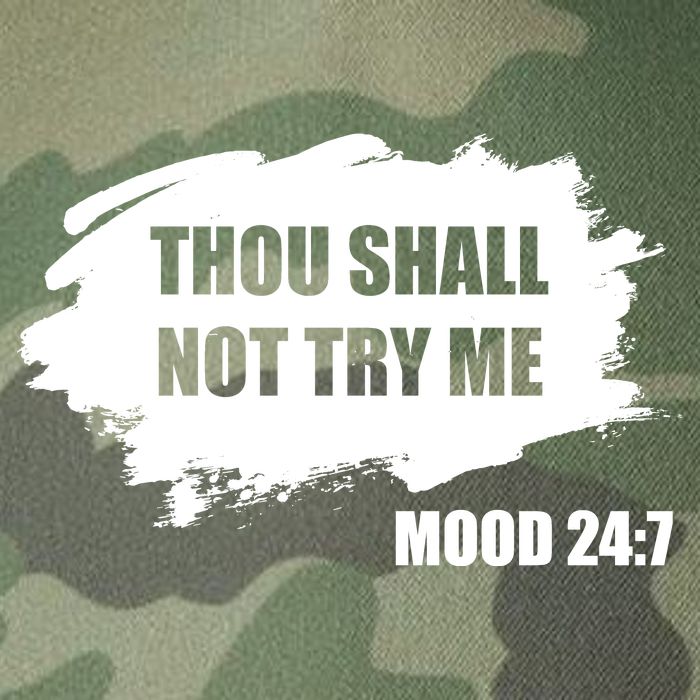 Thou Shall Not Try Me Legacy Tie Dye Trucker Hat