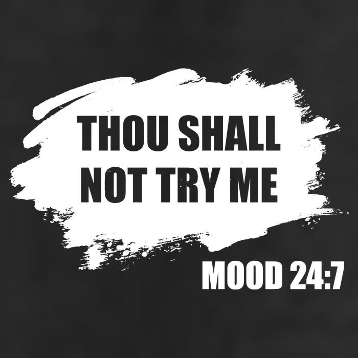 Thou Shall Not Try Me 12oz Stainless Steel Coffee Mug