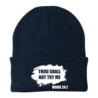 Thou Shall Not Try Me Beanie