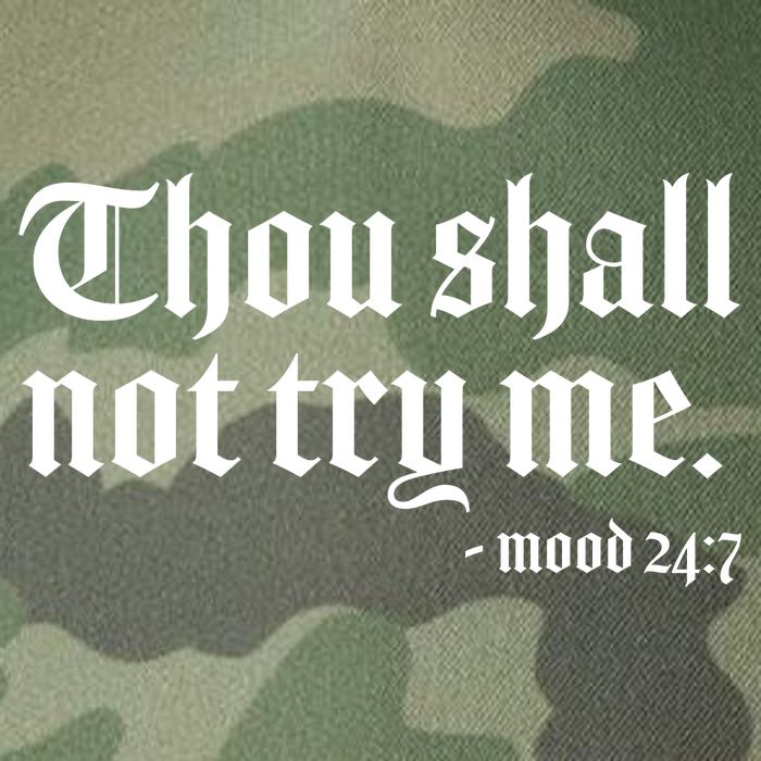 Thou Shall Not Try Me Mood 24:7  Legacy Tie Dye Trucker Hat