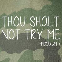Thou Shalt Not Try Me Mood 24:7 Legacy Tie Dye Trucker Hat