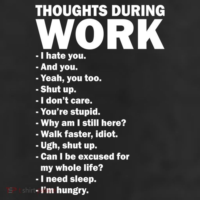 Thoughts During Work Funny Adult Drive Performance Visor