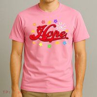 The Hope Personalized Name Flowers On Stage Stars  T-Shirt
