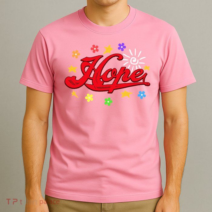 The Hope Personalized Name Flowers On Stage Stars  T-Shirt