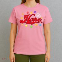 The Hope Personalized Name Flowers On Stage Stars  T-Shirt