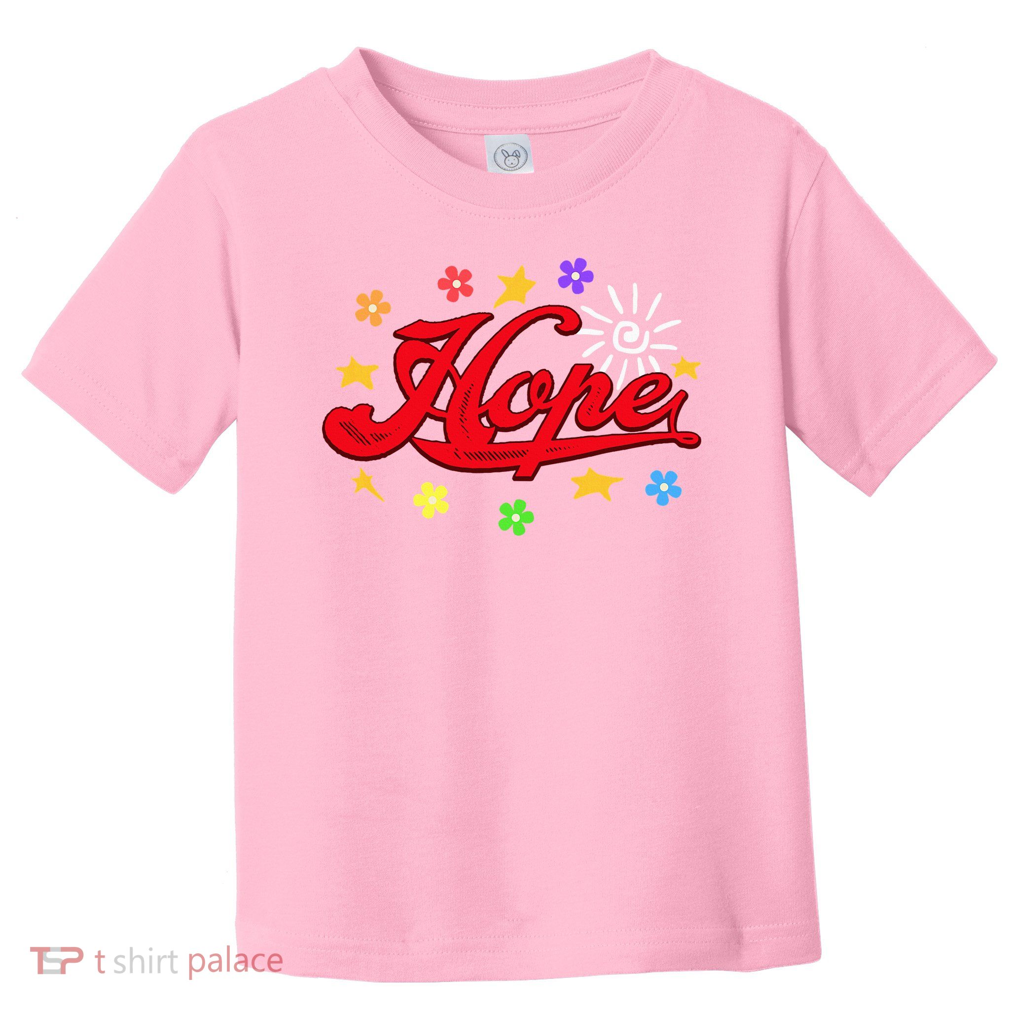 The Hope Personalized Name Flowers On Stage Stars  Toddler T-Shirt