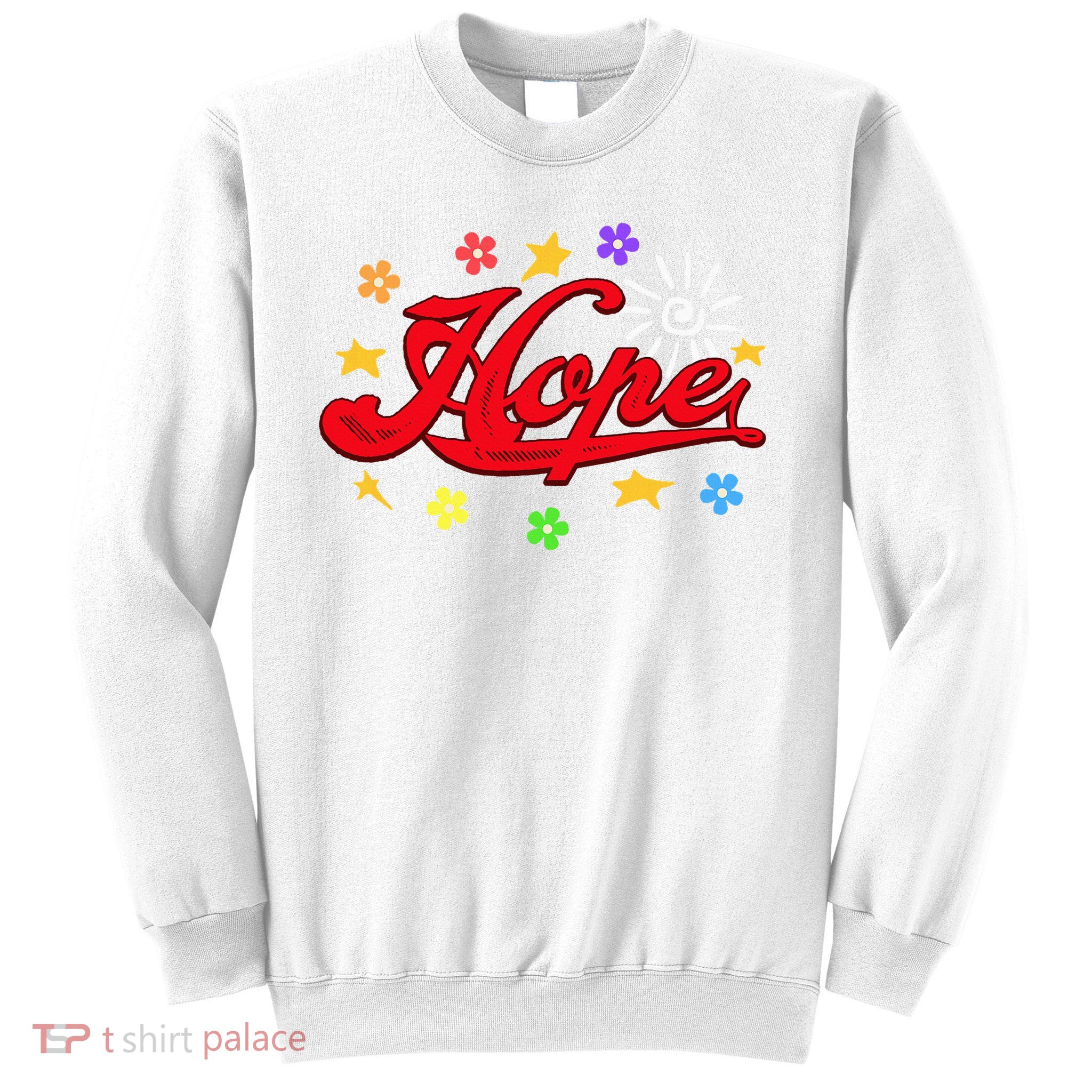 The Hope Personalized Name Flowers On Stage Stars  Sweatshirt