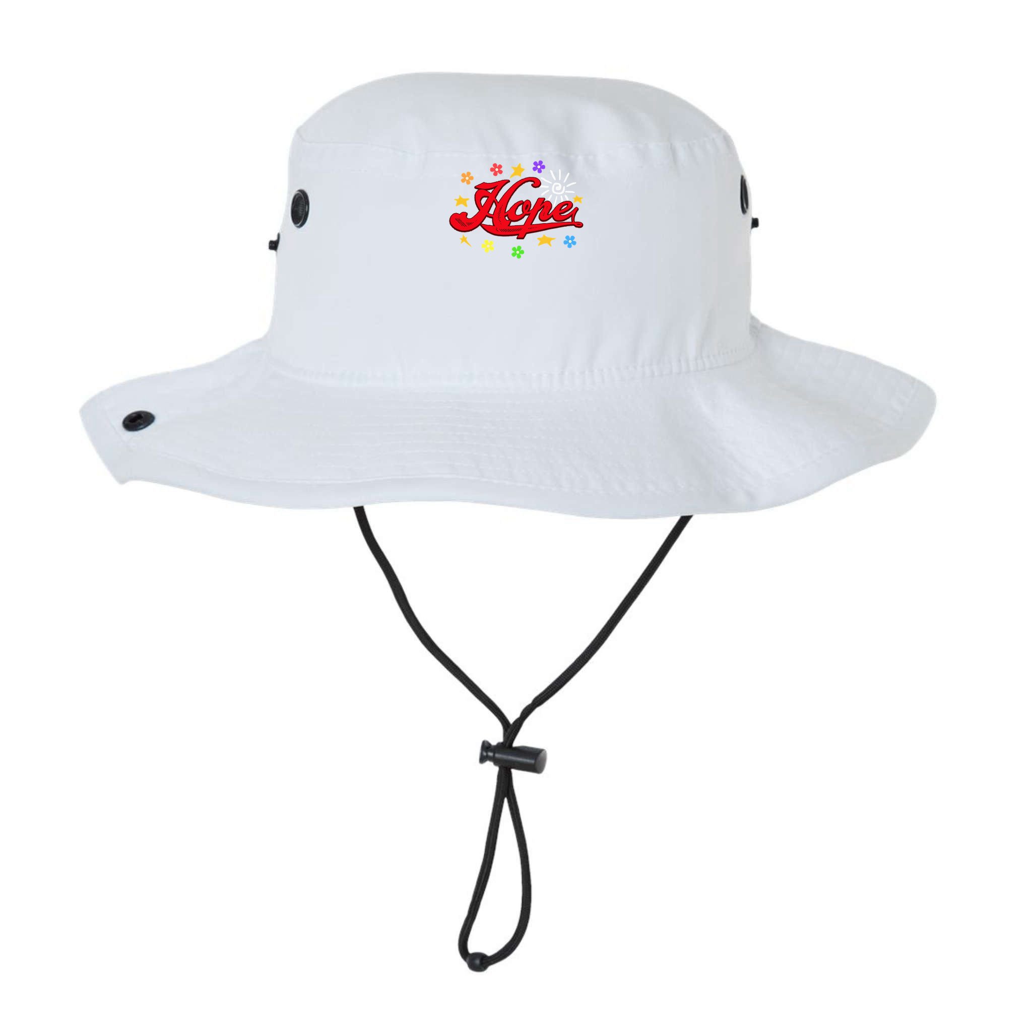 The Hope Personalized Name Flowers On Stage Stars  Bucket Hat