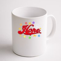 The Hope Personalized Name Flowers On Stage Stars  Mug