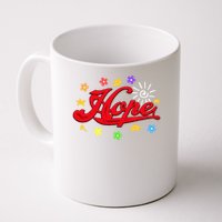 The Hope Personalized Name Flowers On Stage Stars  Mug