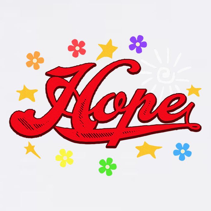 The Hope Personalized Name Flowers On Stage Stars  Mug