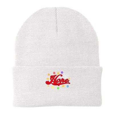 The Hope Personalized Name Flowers On Stage Stars  Beanie
