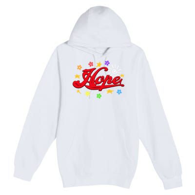 The Hope Personalized Name Flowers On Stage Stars  Premium Pullover Hoodie