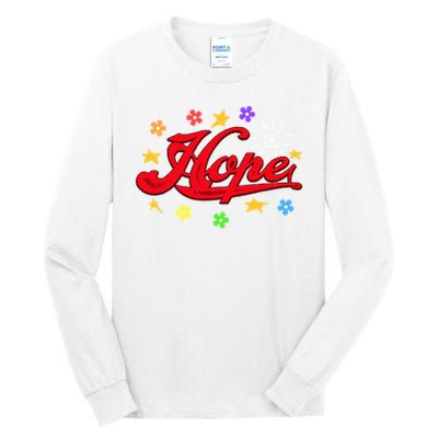 The Hope Personalized Name Flowers On Stage Stars  Tall Long Sleeve T-Shirt
