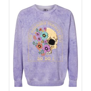 The Horrors Persist But So Do I Colorblast Crewneck Sweatshirt