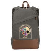 The Horrors Persist But So Do I Cotton Canvas Backpack