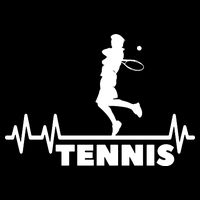 Tennis Heartbeat Pulse Tennis Player Athlete Mug
