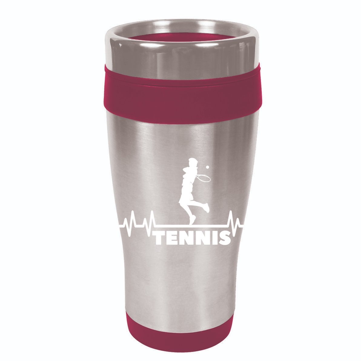 Tennis Heartbeat Pulse Tennis Player Athlete Vector Backpack