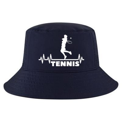 Tennis Heartbeat Pulse Tennis Player Athlete Cool Comfort Performance Bucket Hat