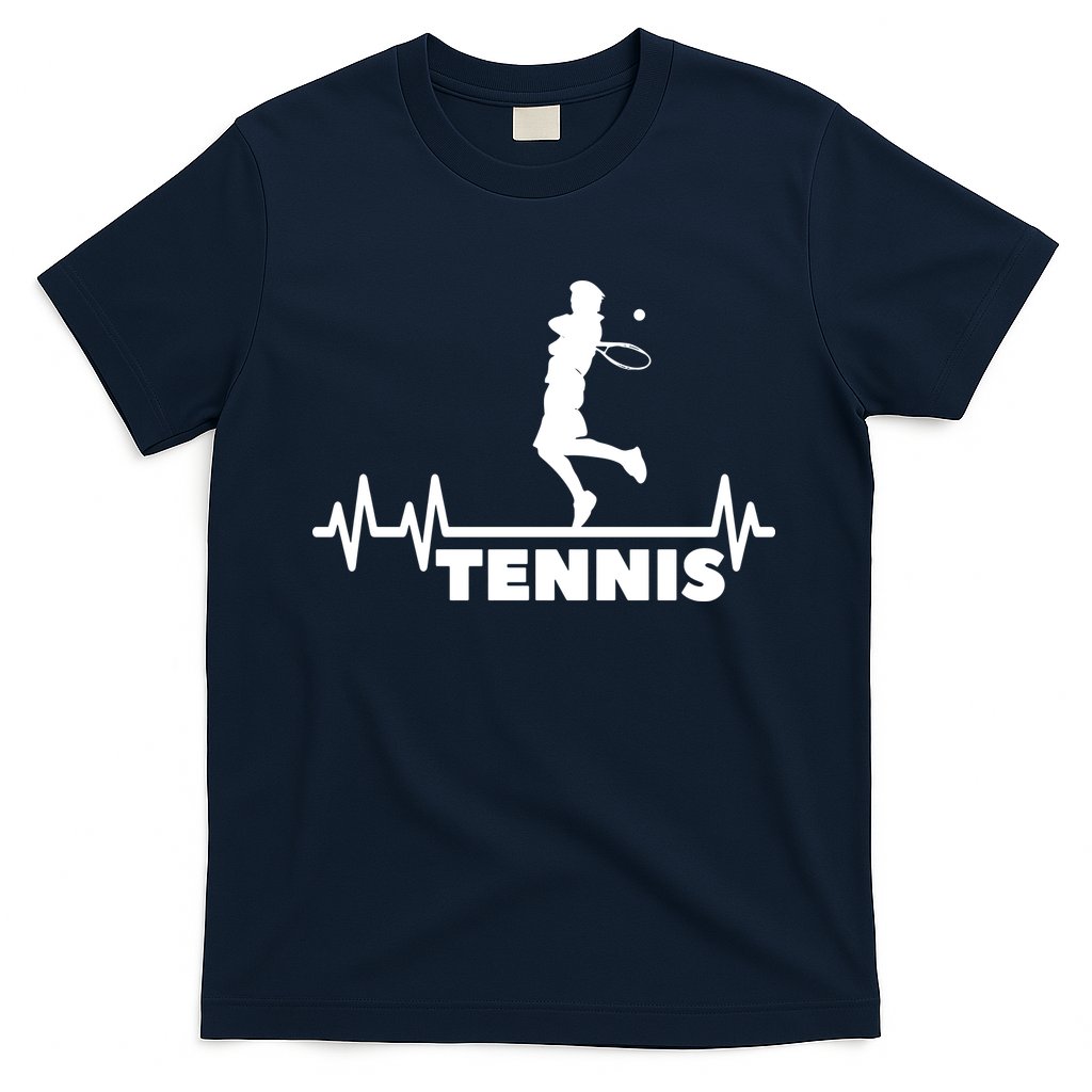 Tennis Heartbeat Pulse Tennis Player Athlete T-Shirt