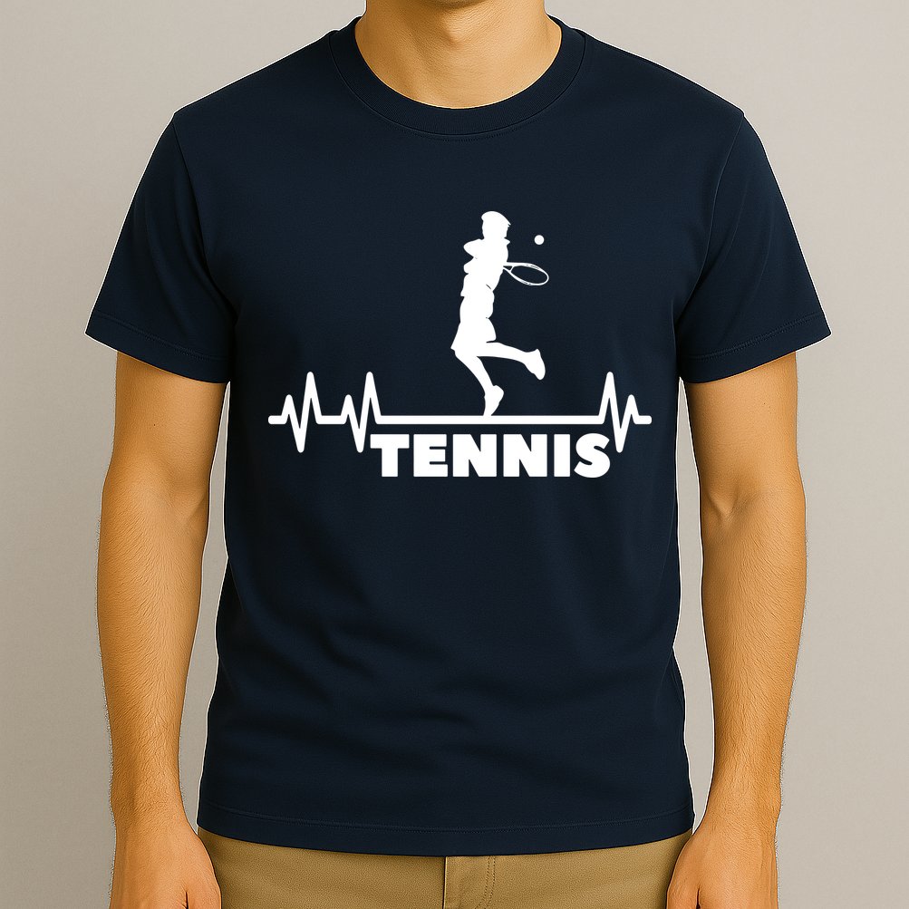 Tennis Heartbeat Pulse Tennis Player Athlete T-Shirt