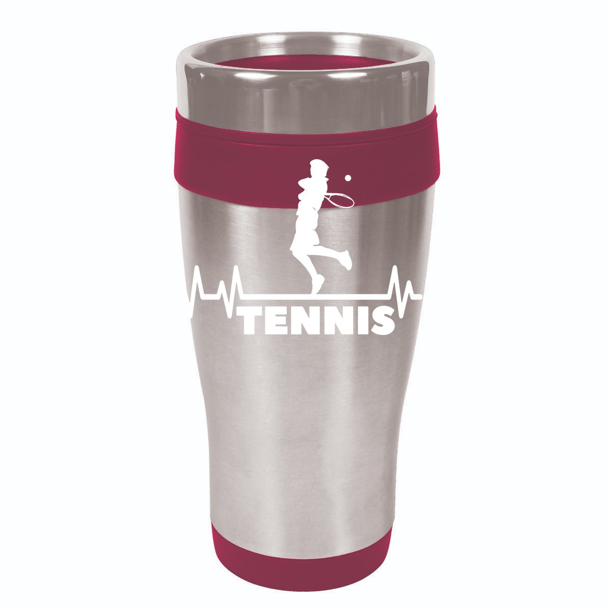 Tennis Heartbeat Pulse Tennis Player Athlete Womens T-Shirt