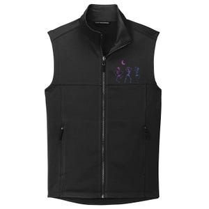 Trendy Halloween Party Dancing Skeleton Dance Challenge Gift Collective Smooth Fleece Vest