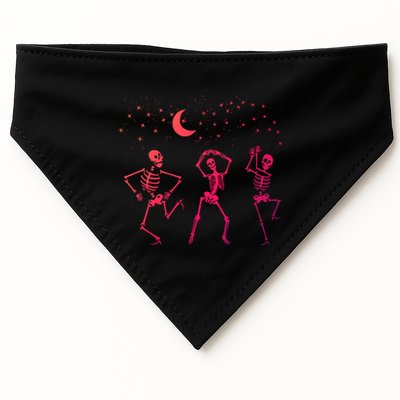 Trendy Halloween Party Dancing Skeleton Dance Challenge Gift USA-Made Doggie Bandana