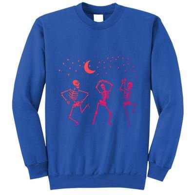 Trendy Halloween Party Dancing Skeleton Dance Challenge Gift Tall Sweatshirt