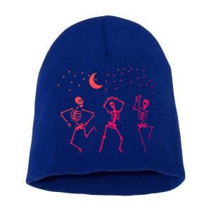 Trendy Halloween Party Dancing Skeleton Dance Challenge Gift Short Acrylic Beanie