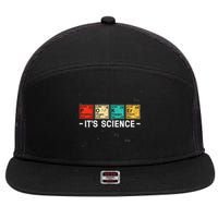 Texas HoldEm Poker ItS Science Funny Poker Player 7 Panel Mesh Trucker Snapback Hat