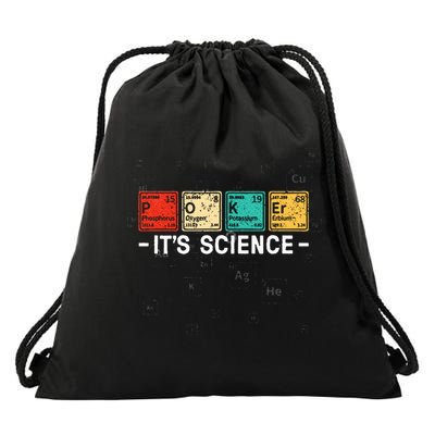 Texas HoldEm Poker ItS Science Funny Poker Player Drawstring Bag