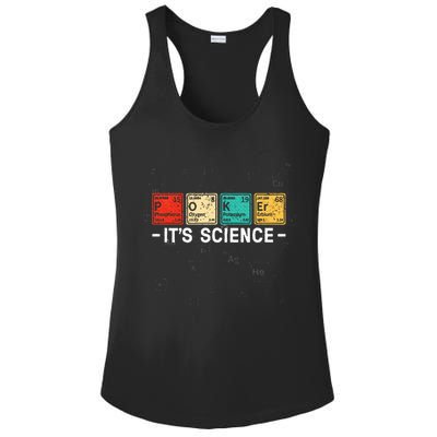 Texas HoldEm Poker ItS Science Funny Poker Player Ladies PosiCharge Competitor Racerback Tank