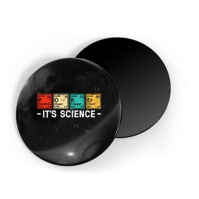 Texas HoldEm Poker ItS Science Funny Poker Player Magnet