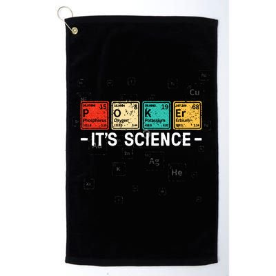 Texas HoldEm Poker ItS Science Funny Poker Player Golf Towel
