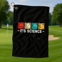Texas HoldEm Poker ItS Science Funny Poker Player Golf Towel