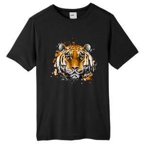 Tiger Head Portrait Tall Fusion ChromaSoft Performance T-Shirt