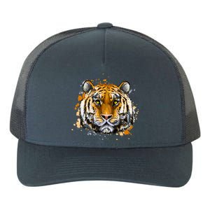 Tiger Head Portrait Yupoong Adult 5-Panel Trucker Hat