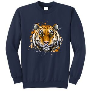 Tiger Head Portrait Sweatshirt