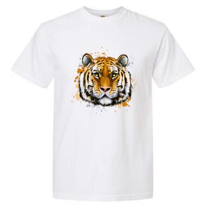 Tiger Head Portrait Garment-Dyed Heavyweight T-Shirt