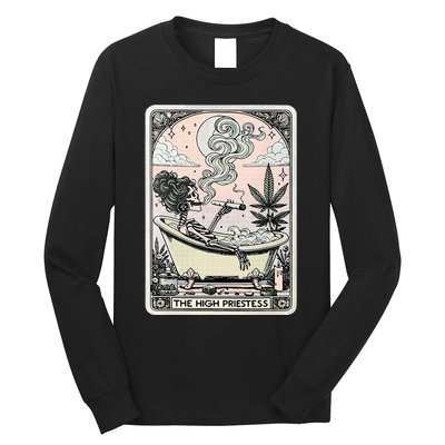 The High Priestess Tarot Card Long Sleeve Shirt