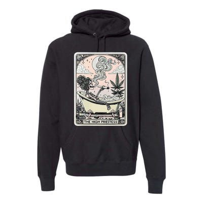 The High Priestess Tarot Card Premium Hoodie