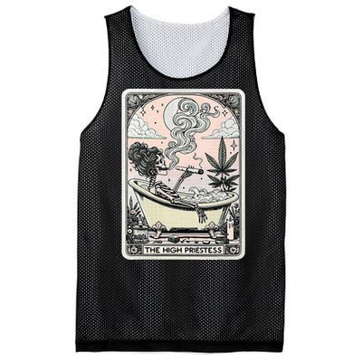 The High Priestess Tarot Card Mesh Reversible Basketball Jersey Tank