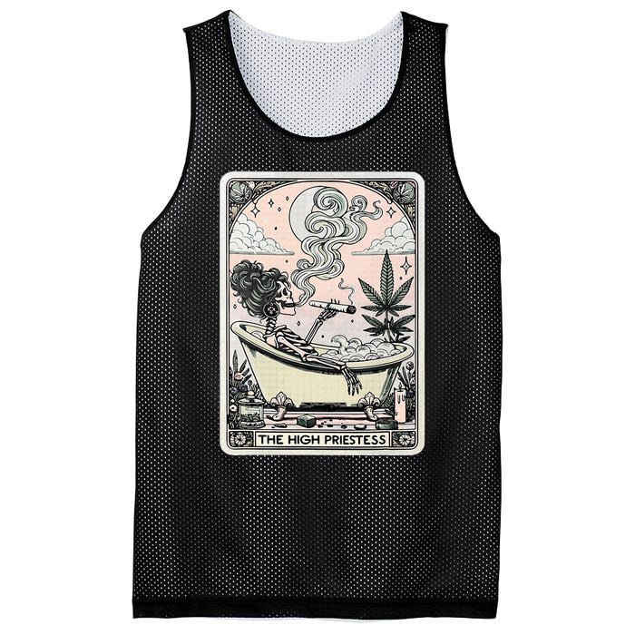 The High Priestess Tarot Card Mesh Reversible Basketball Jersey Tank