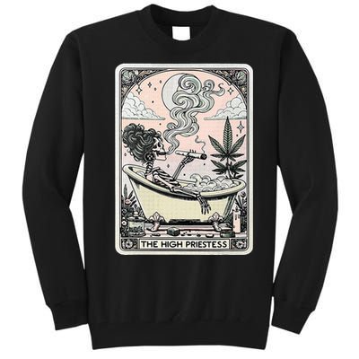 The High Priestess Tarot Card Tall Sweatshirt