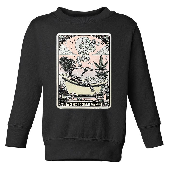 The High Priestess Tarot Card Toddler Sweatshirt